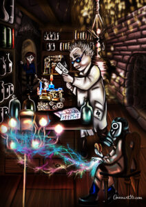 Laboratory illustration